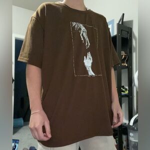 Unisex brown 2X shirt